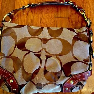 Coach brown bag